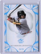2024 Leaf Trinity - Platinum #73 - Deyvison De Los Santos - SN 16/25