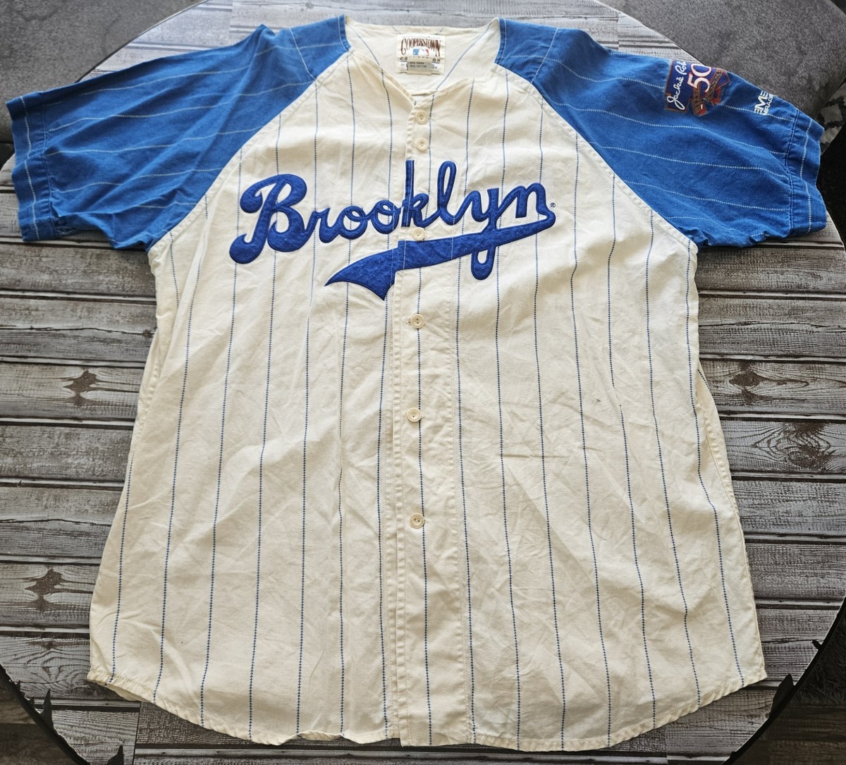 vintage jackie robinson jersey