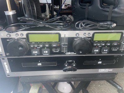 Numark Professional Dual CD Player and Control Unit Mixer CDN-22 MK5 WORKS/VIDEO