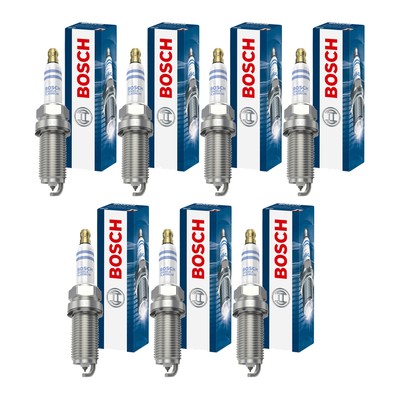 7x BOSCH Zündkerze Doppelplatin für Ford Focus C-Max BA7 2.0 Mazda 6 Hatchback