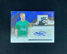 2023-24 Panini Impeccable Elegance Jordan Pickford Logo Patch Auto 8/10 JC22