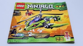 LEGO NINJAGO: Rattlecopter (9443) Complete w/ Instructions & Minifigures, No Box