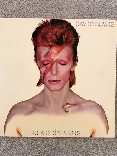 David Bowie ALADDIN SANE FIRST PRESS Vinyl LP 1973 RCA PLUS INSERTS & G/F