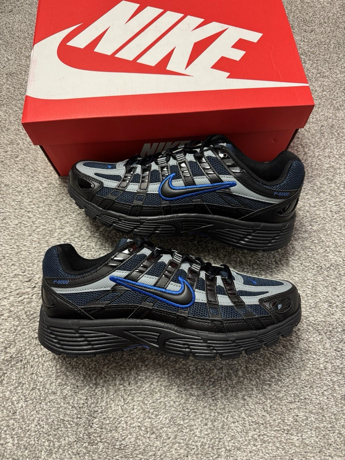 Nike P-6000 Black Obsidian Blue - MULTIPLE SIZES