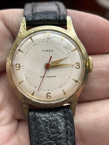 Vintage 1960s TIMEX ‘Marlin’ V-Conic Men’s Watch. Runs. Made in GB