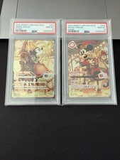 Disney Lorcana PSA 10 Fabled EN 9 English Iconic Set Minnie #241 and Mickey #242