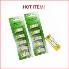 SKOANBE 10PCS Alkaline 23A L1028F LR23A A23S 23 Amp 12 Volt Battery