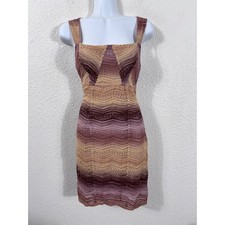 Free People Mini Bodycon Dress Women 6 Crochet Lace Open Back Sleeveless