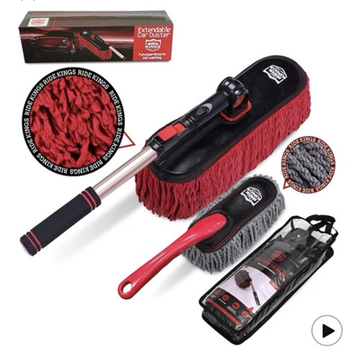 #ad Car Duster Scratch Free Extendable Handle Exterior Cleaner Wax Cotton Truck SUV $33.50