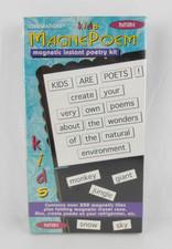 Illuminations Kids MagnePoem Magnetic Instant Poetry Kit Travel Nature Theme