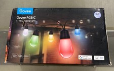 Govee Smart Outdoor String Lights H7021, RGBIC Warm White 96ft 2 Ropes of 48 24