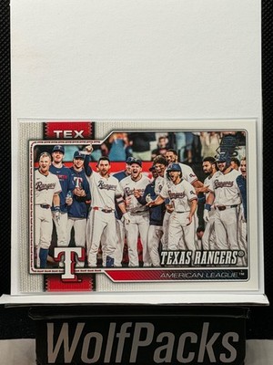 2026 Topps Series 1 Baseball - Combo Team Card Texas Rangers #258