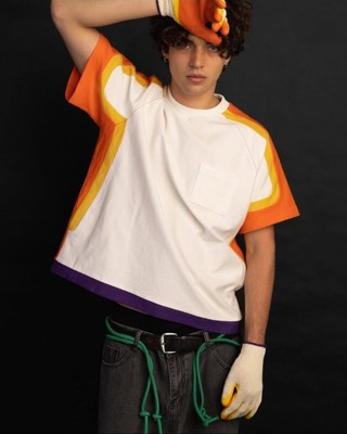 Bad Son PAINT T-Shirt Japanese Streetwear Archival