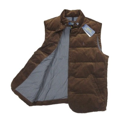 Polo Ralph Lauren Men's Brown The Wynton Corduroy Vest XL | eBay