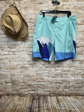 SAXX Oh Bouy 2N1 Volley 9 Swim Shorts Surf Print Men  s 34