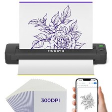 Tattoo Stencil Printer ITP06, 300DPI Wireless Thermal Tattoo Printer with 20 ...