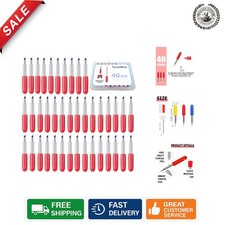 Durable 40 Pcs Alloy Steel Replacement Blades for Explore Air/Maker Machines