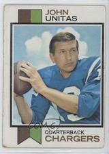 1973 Topps Johnny Unitas (Wearing a Baltimore Colts Uniform) #455 HOF 0d6c