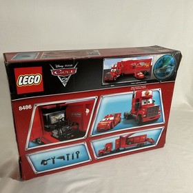 LEGO CARS 2: Mack's Team Truck (8486) Complete Set, 374 Pieces. Unopened. 