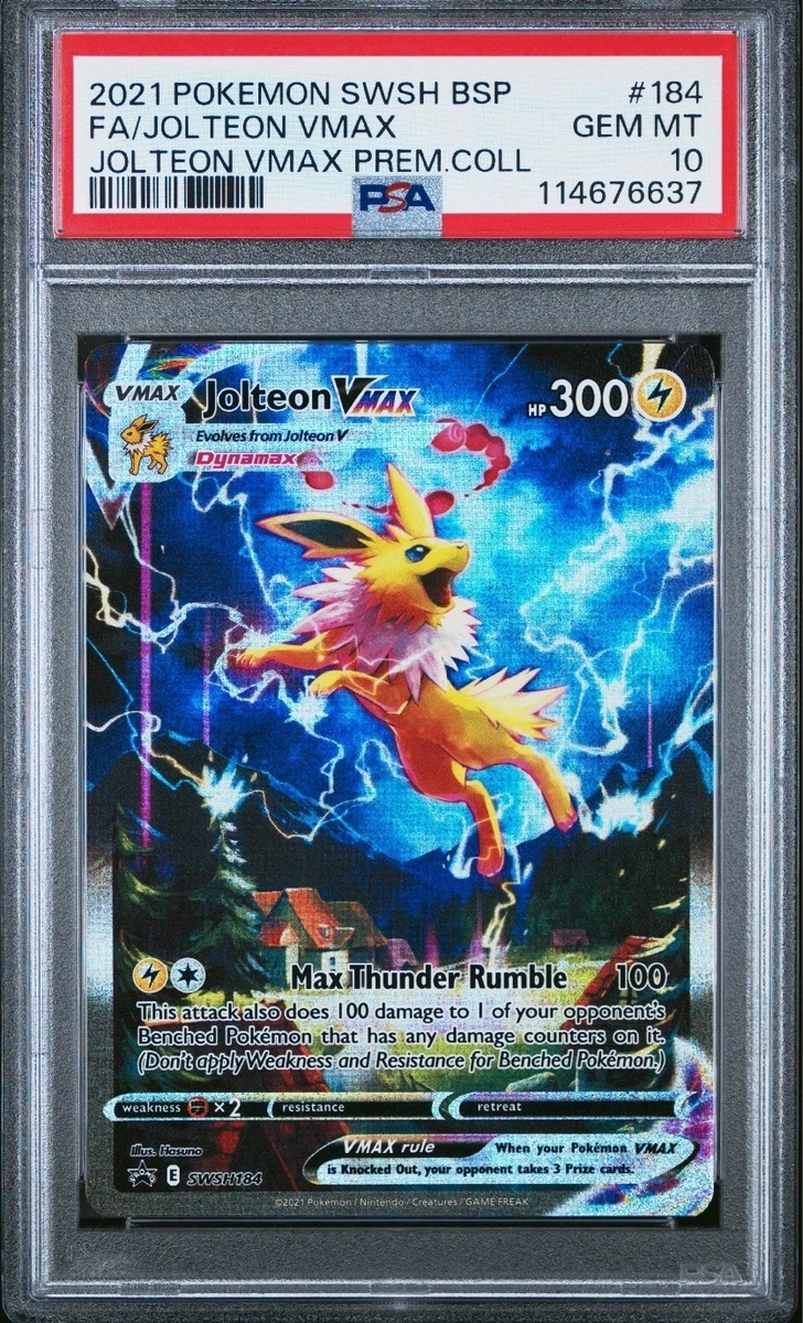 Jolteon Pokémon TCG Professional Sports Authenticator (PSA) Grade