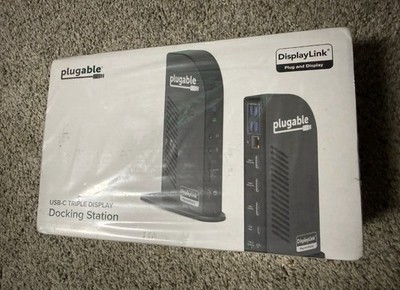 Plugable 13-in-1 USB-C Triple Monitor Docking Station *New-Sealed