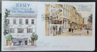 z(JER-273)JERSEY 2009 FDC set of (2) minisheets Postal History III Different pmk