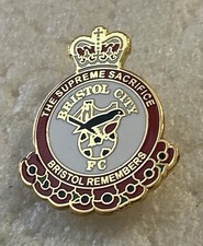 Rare Collectible Bristol City Supporter Enamel Badge Wear With Pride The Robins