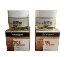 2 PACK - Neutrogena Rapid Firming Peptide Contour Lift Cream  -1.7 Oz New In Box