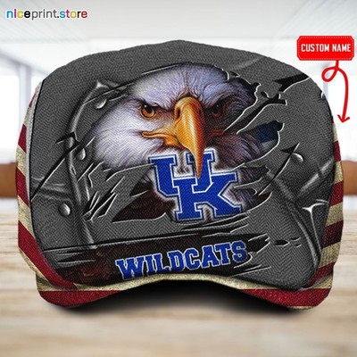 Kentucky Team Wildcats Jeff Cap NCAA Driver Cap NCAA Golf Cap NCAA Flat Cap