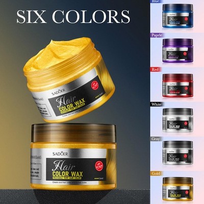 Disposable Hair Dye Shapes Naturally Fluffy Hair Mud