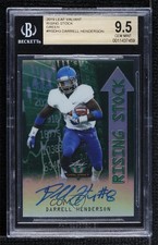 2019 Leaf Valiant Rising Stock Green 37/75 Darrell Henderson BGS 9.5 Auto 14sd