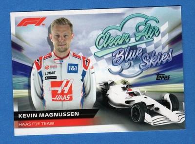2022 Topps Formula 1 #CABS-KM Kevin Magnussen Clean Air, Blue Skies