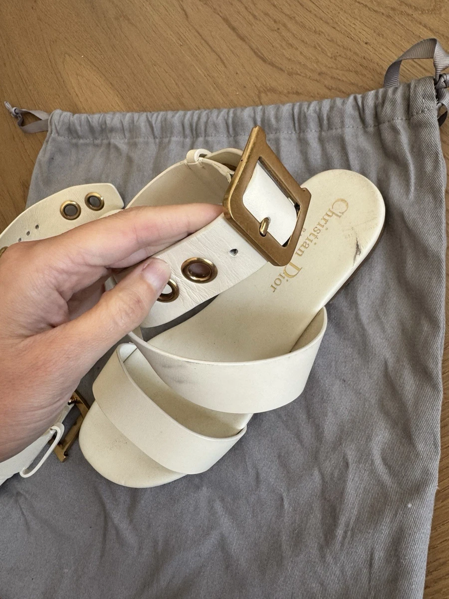 Dior White Sandals for Women for sale | eBay