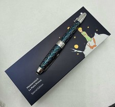 MONTBLANC Meisterstuck Le Petit Prince & Fox Silver Blue Original Fountain Pen