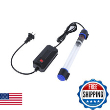 11W UVC Aquarium Light for Fish Tank and Pond Quartz Tube Waterproof UV Lamp,
