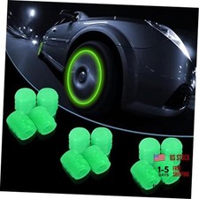 20Pcs Fluorescent Tire Valve Caps, 2026 Glow in the Dark Tire Valve 20Pcs Green