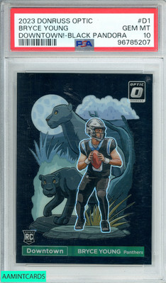 2023 PANINI DONRUSS OPTIC BRYCE YOUNG #D1 DOWNTOWN BLACK PANDORA OF 25 RC PSA 10