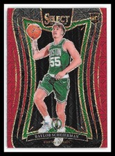 2024-25 Select Red Mojo #382 Baylor Scheierman #/20 Celtics Rookie RC SP QW