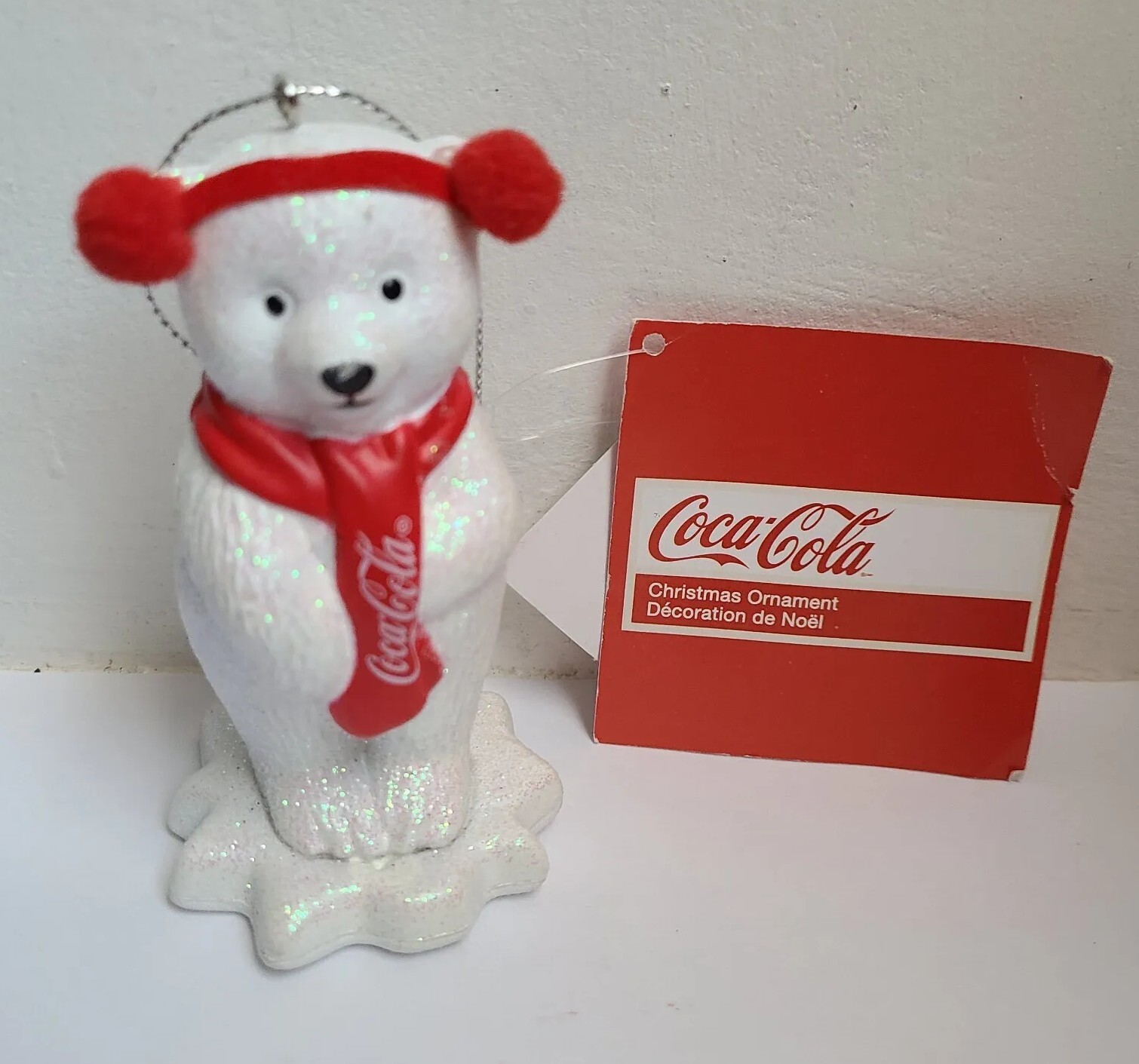 Coca Cola Polar Bear Christmas Ornament Kurt Adler Brand New eBay