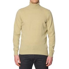 VANNUCCI Milano Sage Loro Piana Wool-Cashmere Knit Turtleneck Sweater NEW