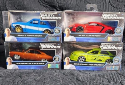 New - Fast & Furious Collectors Cars 1:32 Vin Diesel Die Cast Lot
