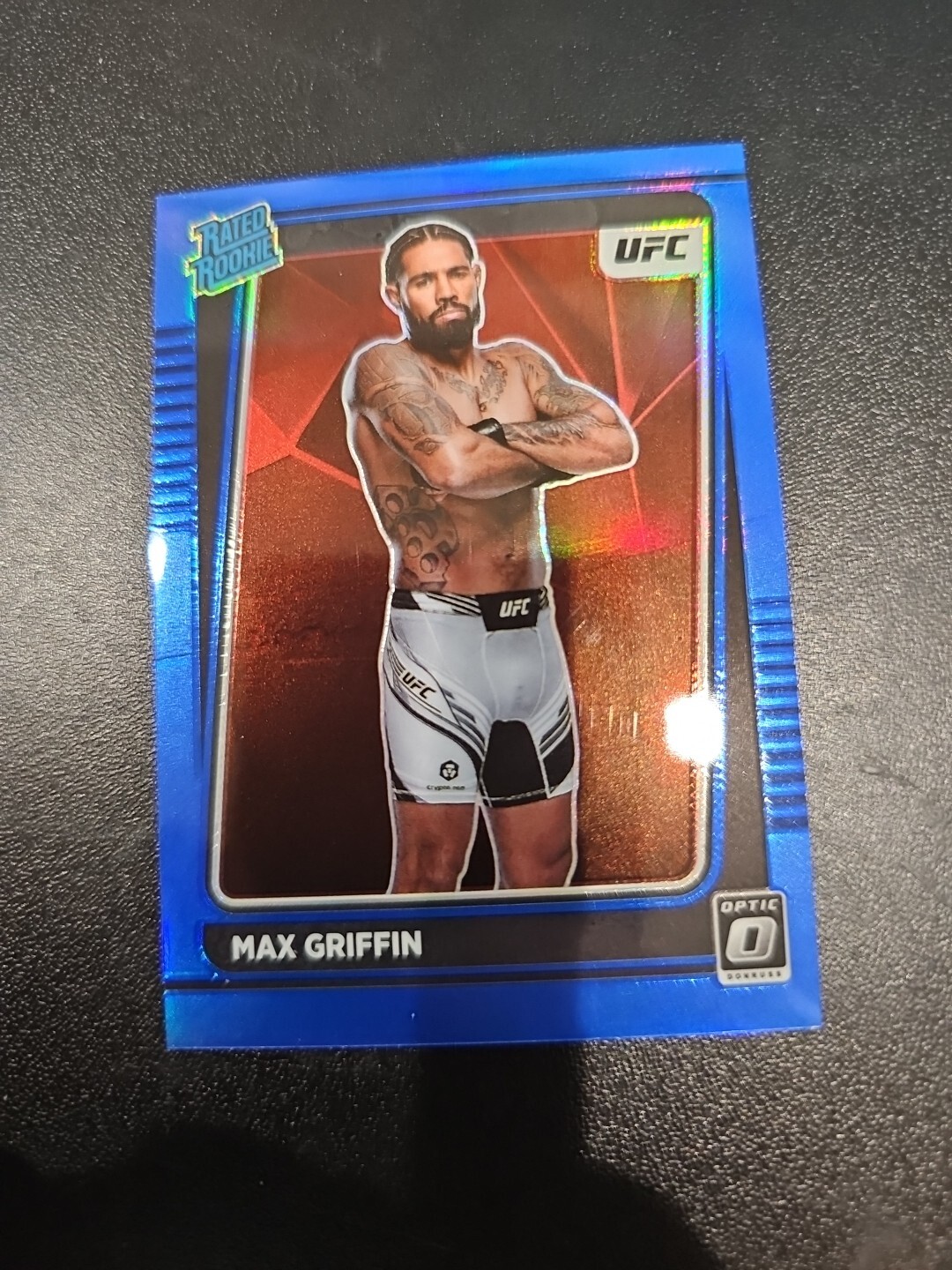 2022 Panini Donruss Optic UFC Rated Blue Prizm /99 Max Griffin #119 Rookie RC