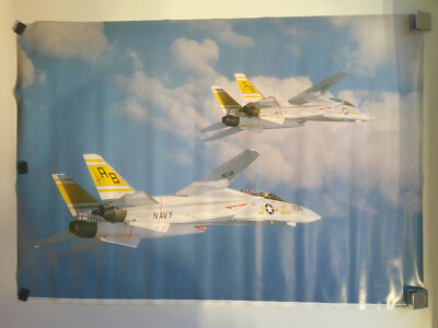 PLAISTOW PICTORIAL #C8 F-14 TOMCAT OF VF-32 USS JOHN F KENNEDY POSTER 25''X35''