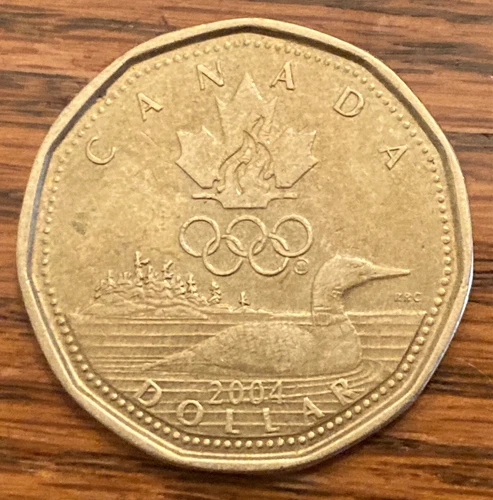 2004 Lucky Loonie Canada one dollar $1 loonie **75% off combined shipping**