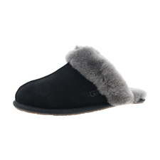 UGG D3652 Womens Black Scuffette Water Resistant Slide Slippers Size US 7 EU 38
