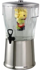 Service Ideas Stainless Round dispenser 5gal