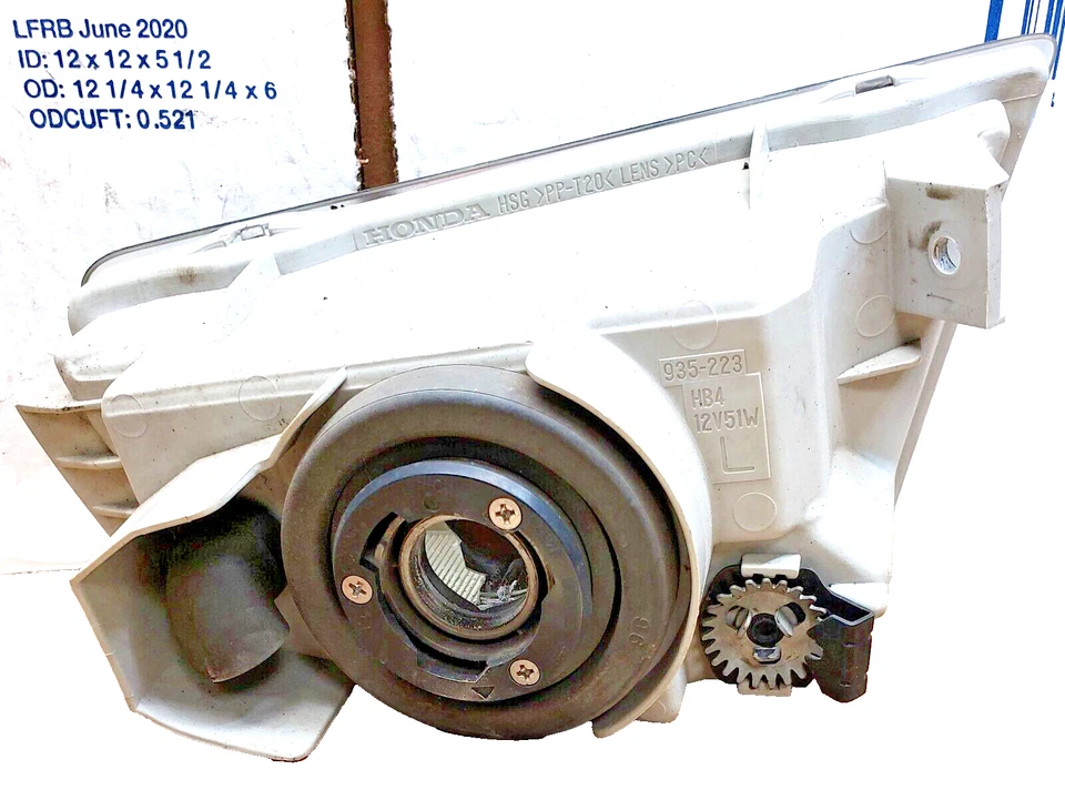 Conjunto de luz antiniebla delantera izquierda para conductor Acura MDX 2001-2003 OEM Foto 3 de 4