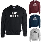 Nap Queen Sweatshirt Jumper Funny Sleepy Student Teenager Sweater up to 5XL