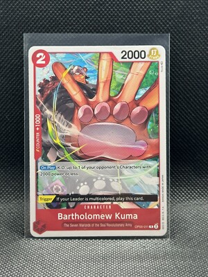 One Piece Card Game Bartholomew Kuma Awakening Of The New Era OP05