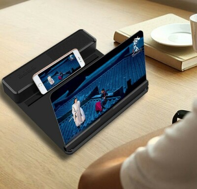 6D Phone Screen Magnifier With Speaker + Bluetooth 